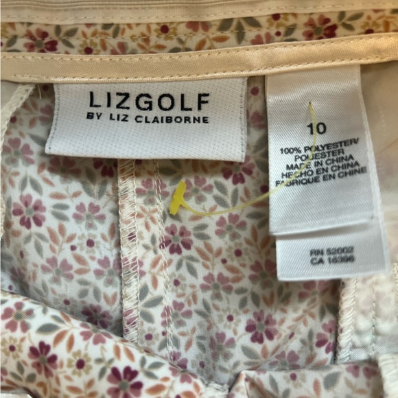 Liz Golf Womens size 10 flowy Capri - Picture 2 of 4